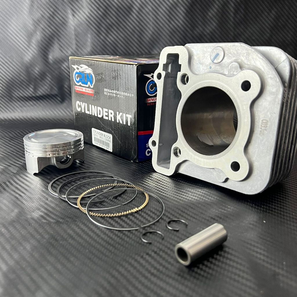 BLOK SEHER MIO J BORE UP 59MM/PAKET BLOK SEHER KOMPLIT BORE UP MIO J 59MM CRUN RACING