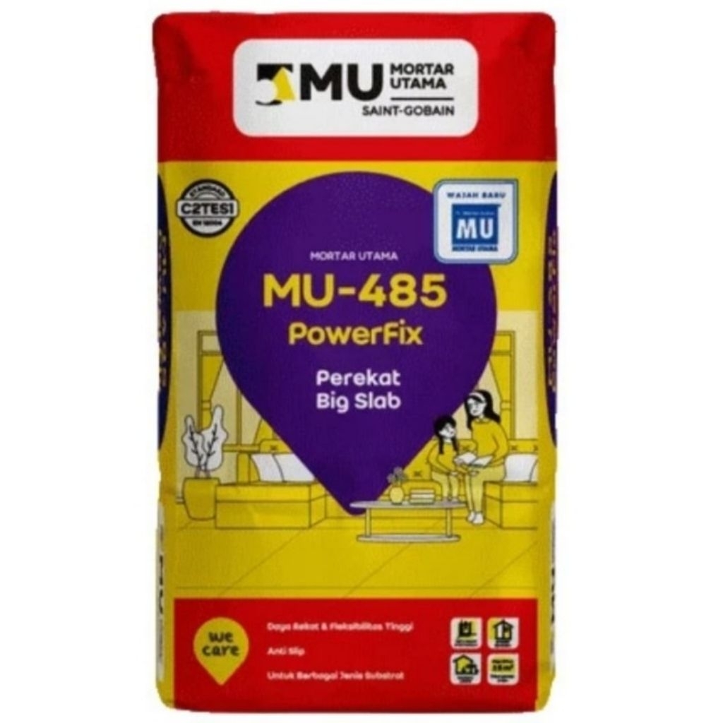 MU 485 Semen Instan Perekat Granit Big Slab 25kg