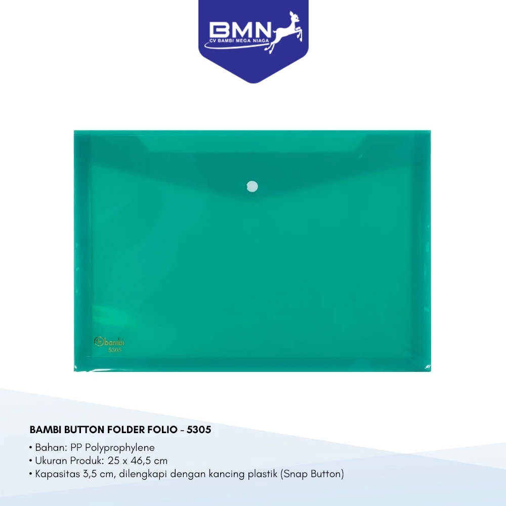 

BAMBI Business File Schnelhecter Map Dokumen Folio Include Button Folder All Color Original