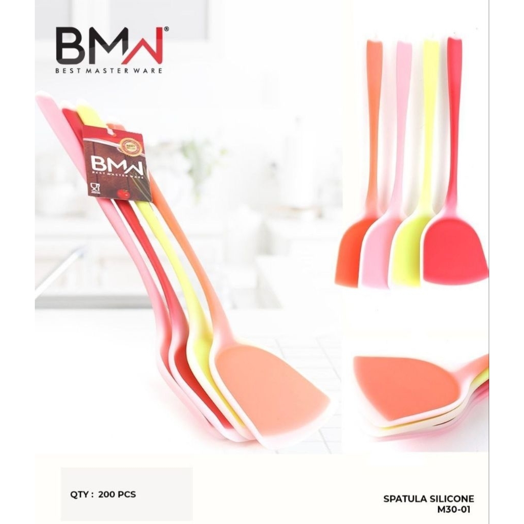 Sendok gulai / irus full Silicon dan Spatula full silicon food grade