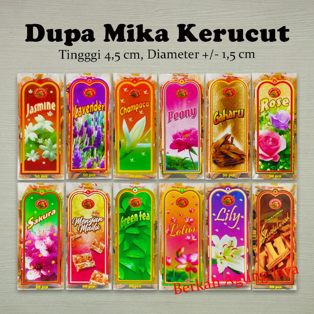 Dupa Tumpeng Mika Kerucut super wangi / Dupa Aromaterapi / Pengharum Ruangan