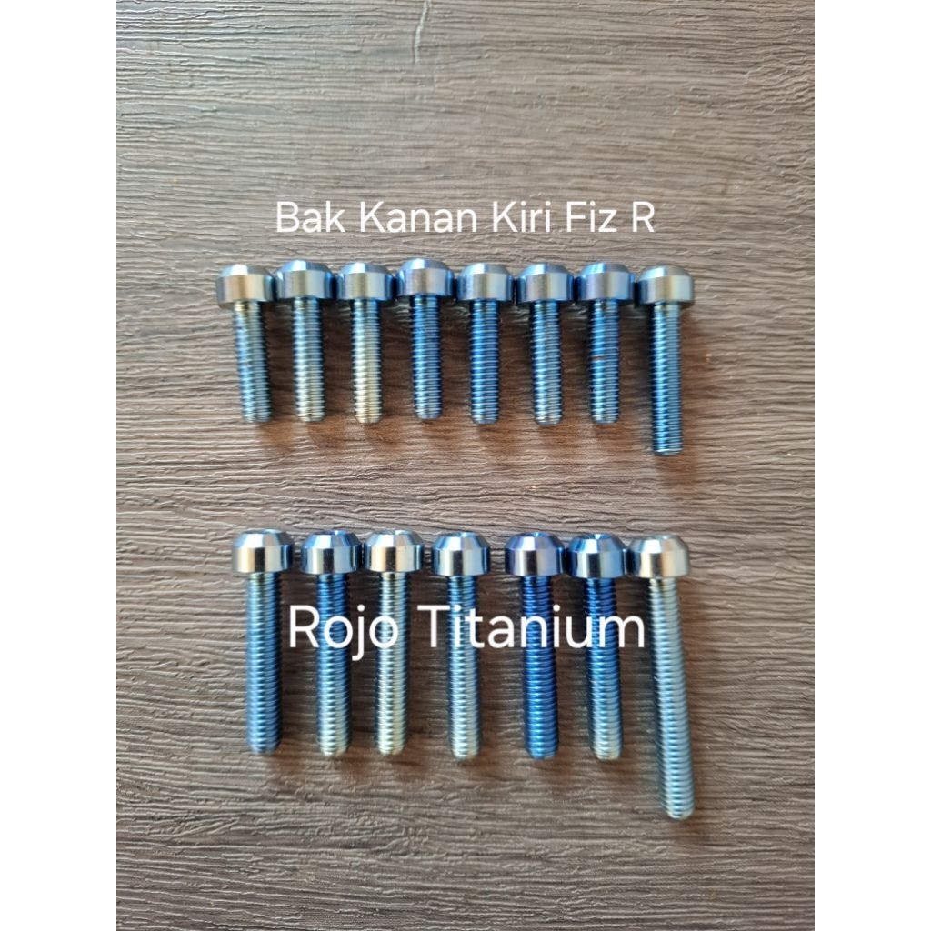 Baut bak kanan kiri FizR original titanium GR5