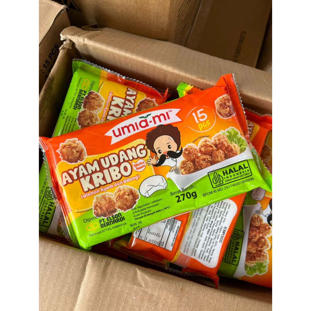 

Umia-Mi ayam udang KRIBO best seller bento anak