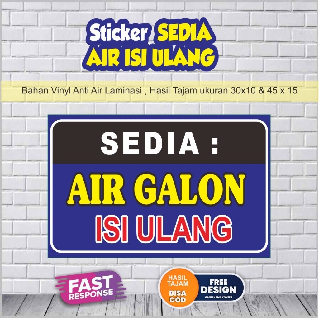 

Sticker Jual Air Galon