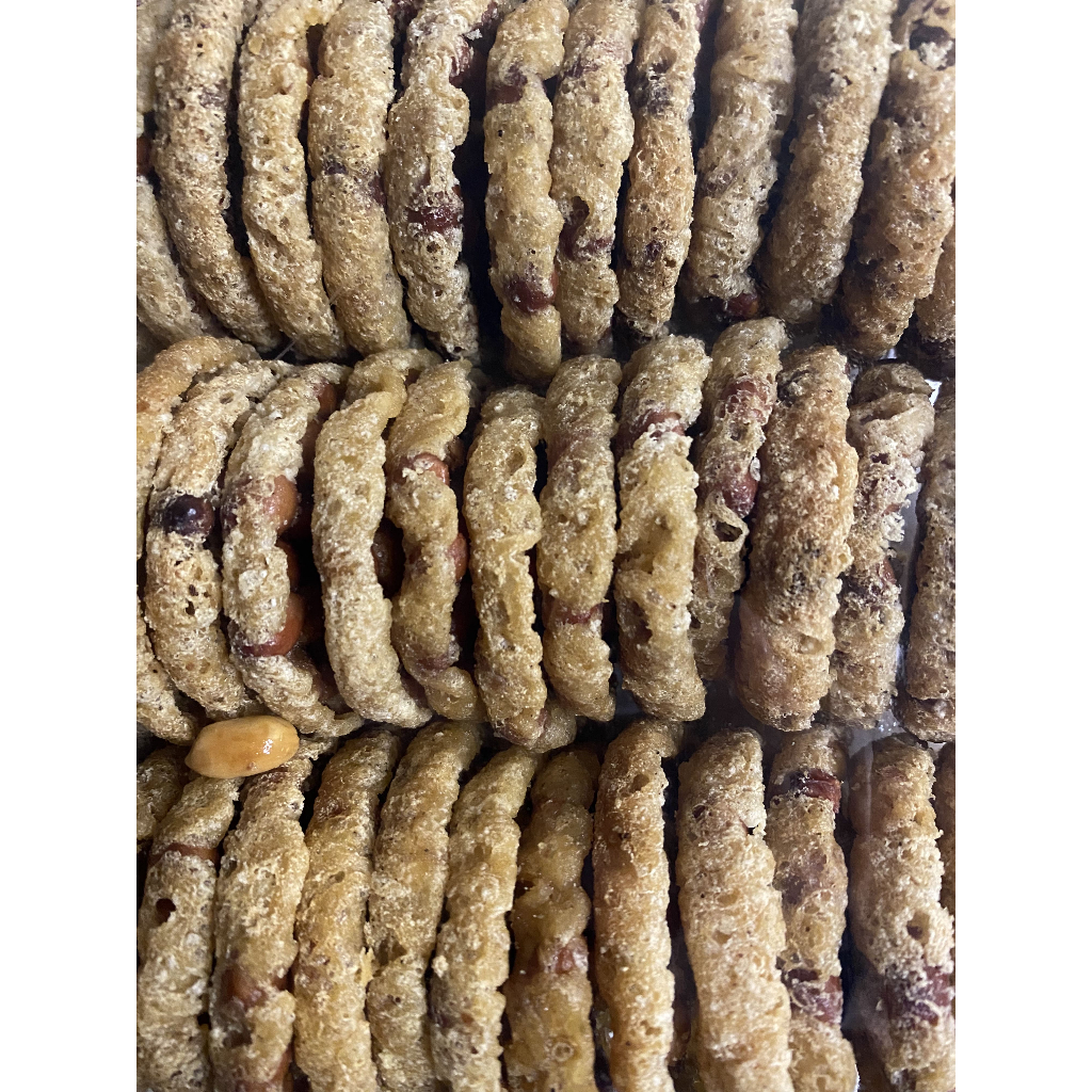 

CAMILAN VIRAL PROMO peyek kacang bulat rempeyek kacang tanah 500g peyek peyek kacang full