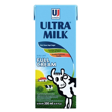 

ULTRA MILK FULL CREAM UHT 200 ML 8998009010552
