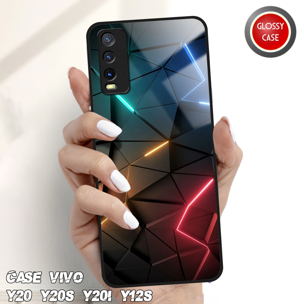 Glossy Case - Casing Hp Vivo Y20 / Y20s / Y20i / Y12s - Casing Hp Murah - Case Kilau Vivo - Kesing H