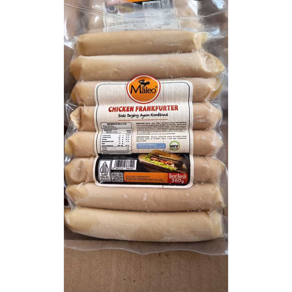 

Maleo Chicken Frankfurter 360gram