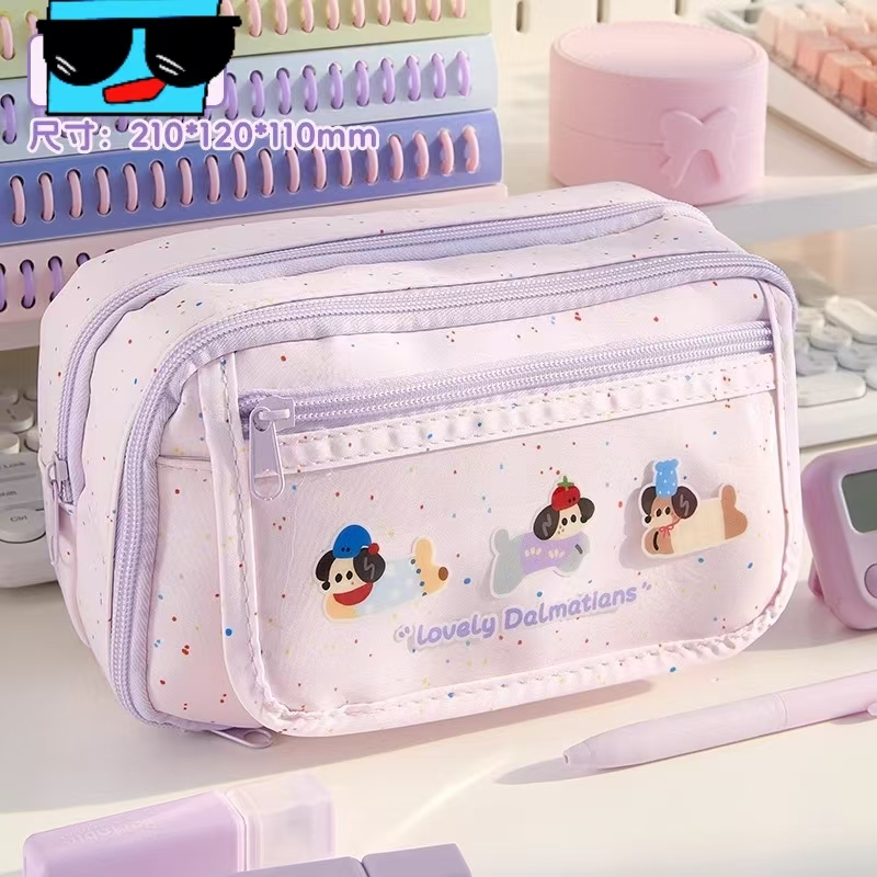 

Student pencil case for girls and boys, stationery bag with multiple layers and large capacity