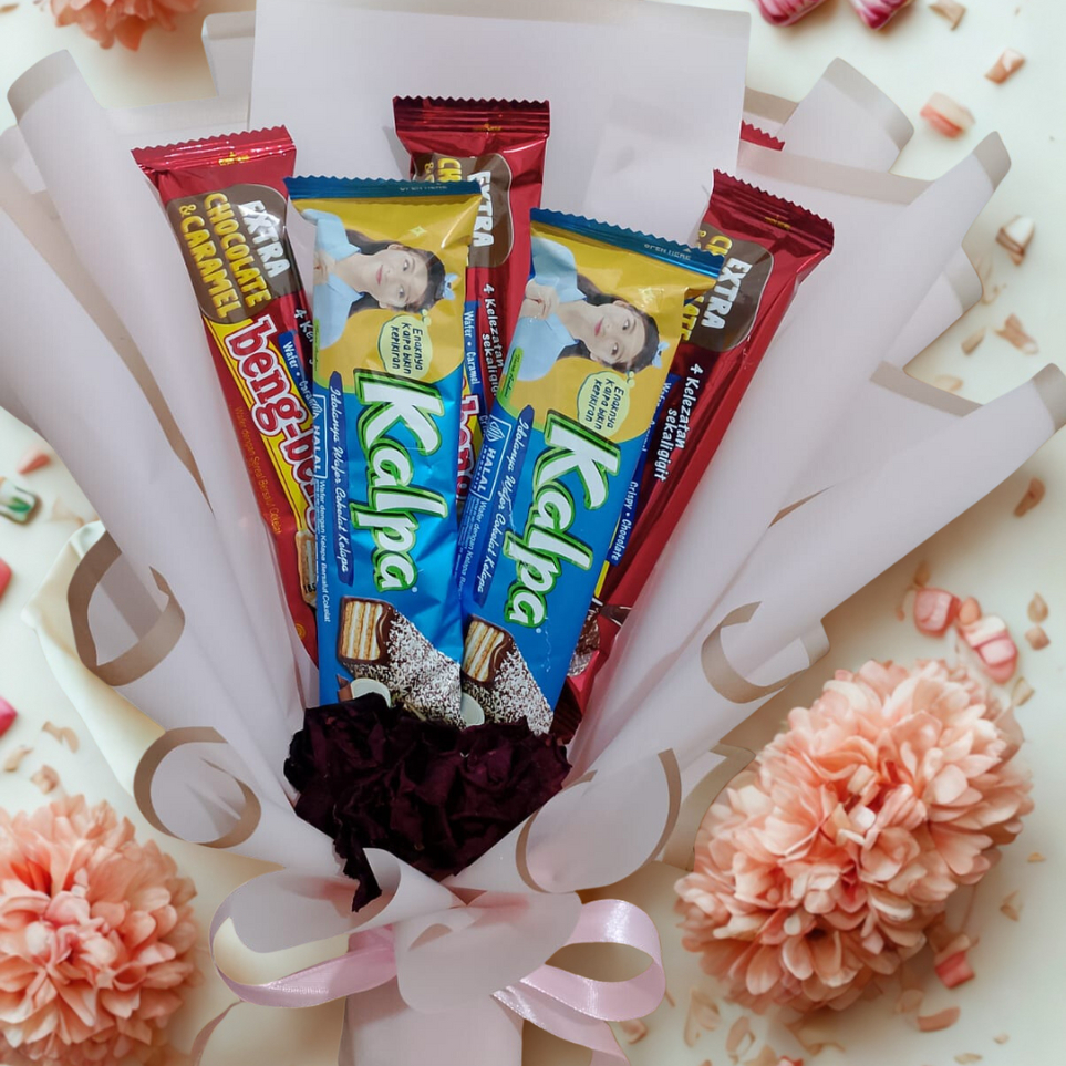 

Sweet Choco Treat – Buket Cokelat Kalpa & Beng-Beng Kekinian