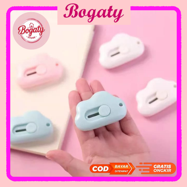 

BG CUTTER MINI MOTIF AWAN SERBAGUNA PEMOTONG KERTAS MINI PORTABLE TRAVEL CUTTER