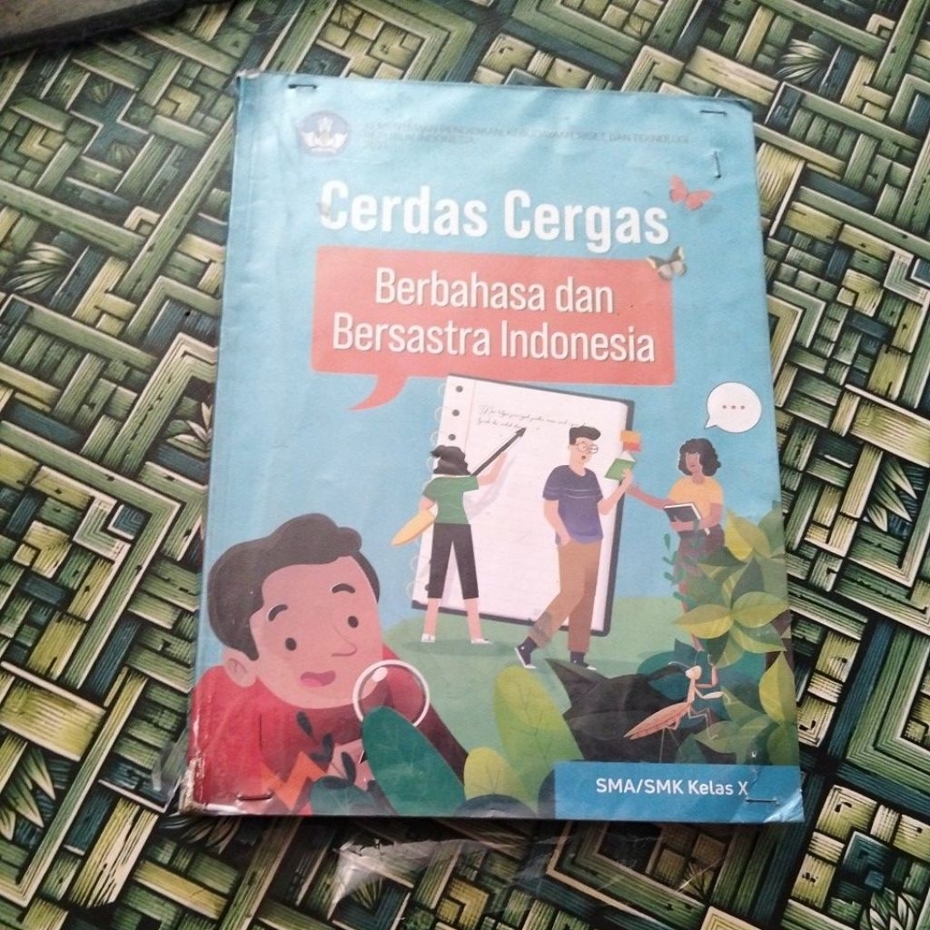 buku cerdas cerdas berbahasa Indonesia kelas x