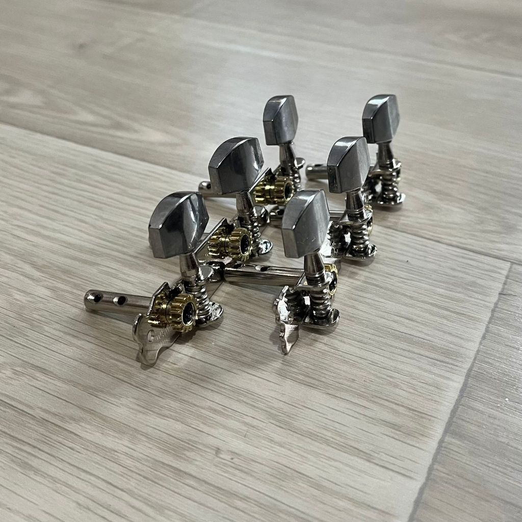 Dryer putaran gitar / Putaran peg akustik stainless 1 set / Tuner Stainless Steel Acoustic Guitar