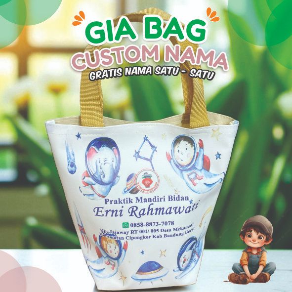 

Tas Souvenir Ulang Tahun Anak – Model Tote – Bisa Custom Nama dan Gambar