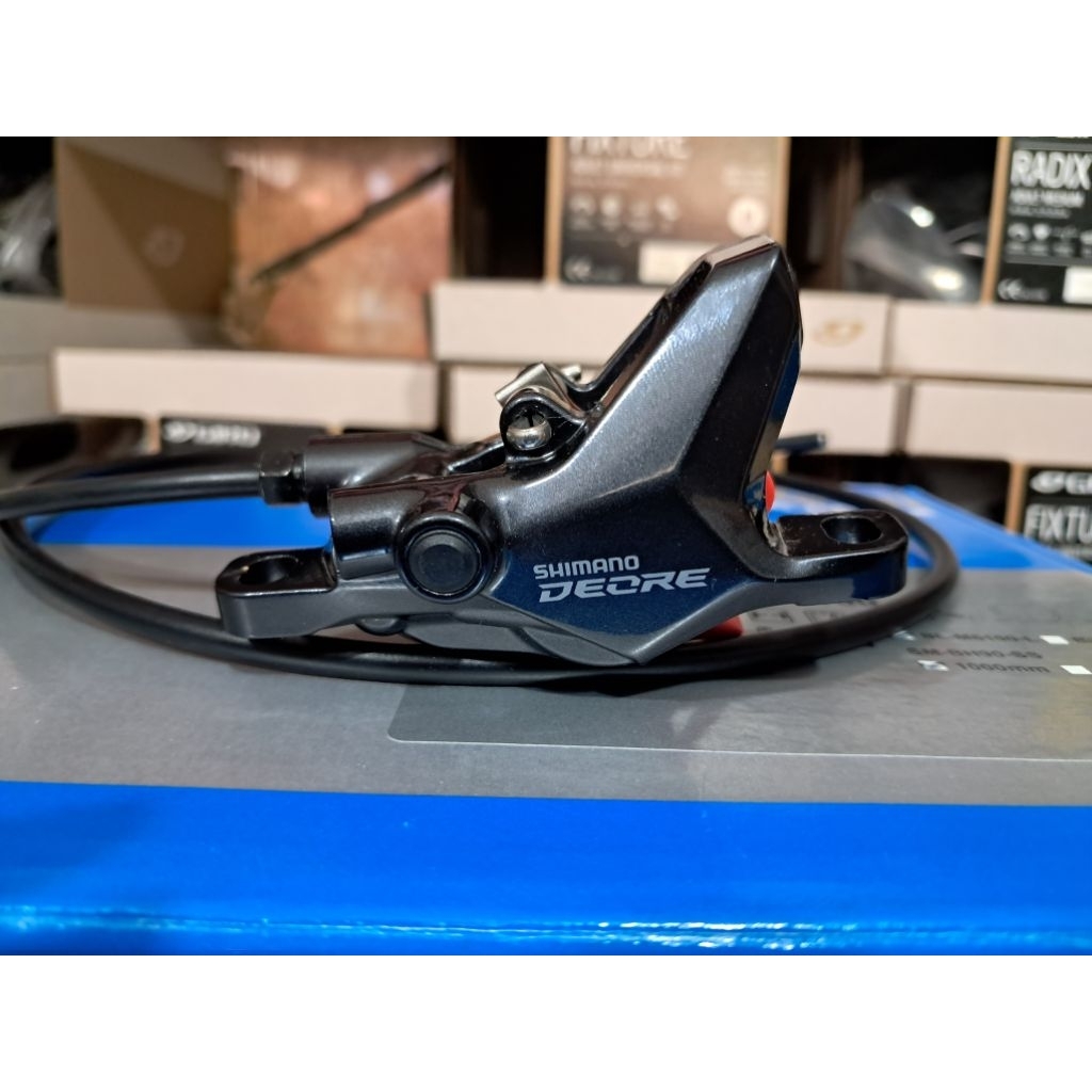 Kaliper Shimano Deore M6100 Include Brake Hose BH-90 100 cm and Brake pad - Caliper Sepeda Hidrolik 