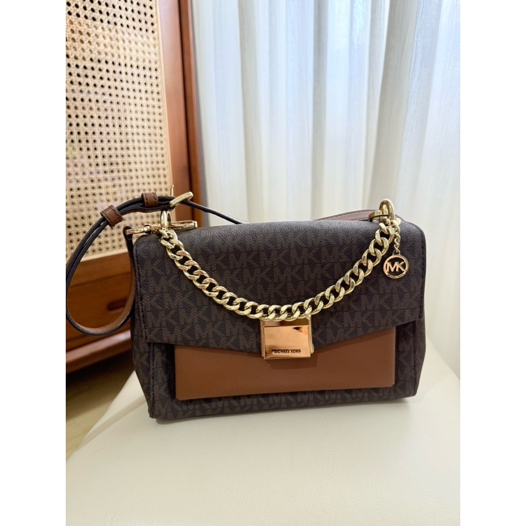 Preloved MK Lita Medium Brown