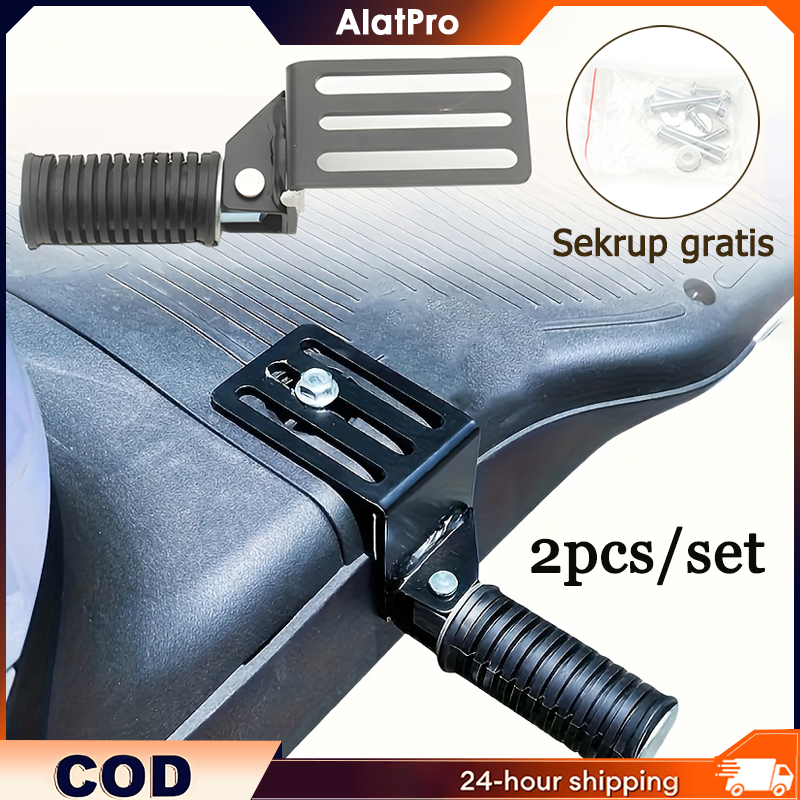 AlatPro 1 Set pijakan kaki depan otomatis universal/cocok untuk pijakan kaki motor Beat otomatis/pij