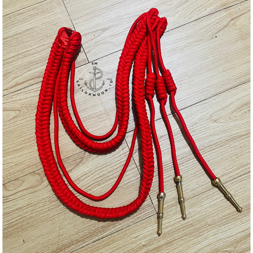 TALIKUR MERAH JAS PDU TALI KOMANDO MERAH TALIKOOR MERAH TALIKUR WEDDING PELAUT TALIKUR PERNIKAHAN PE