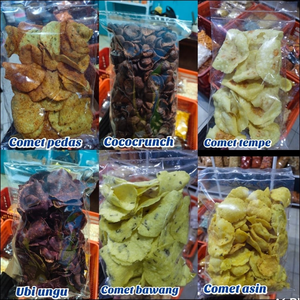 

Comet pedas,bawang,asin,tempe, Ubi Ungu, cococrunch homemade