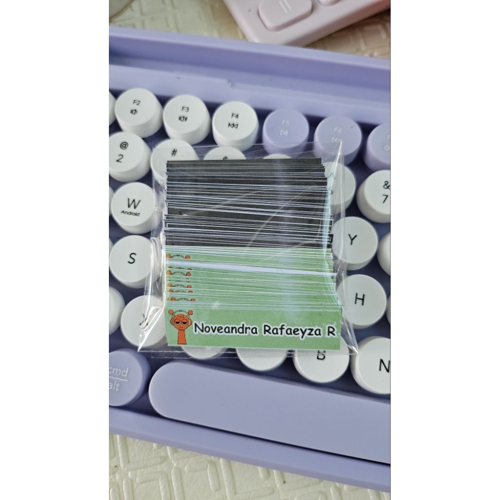 

stiker nama anti air custom