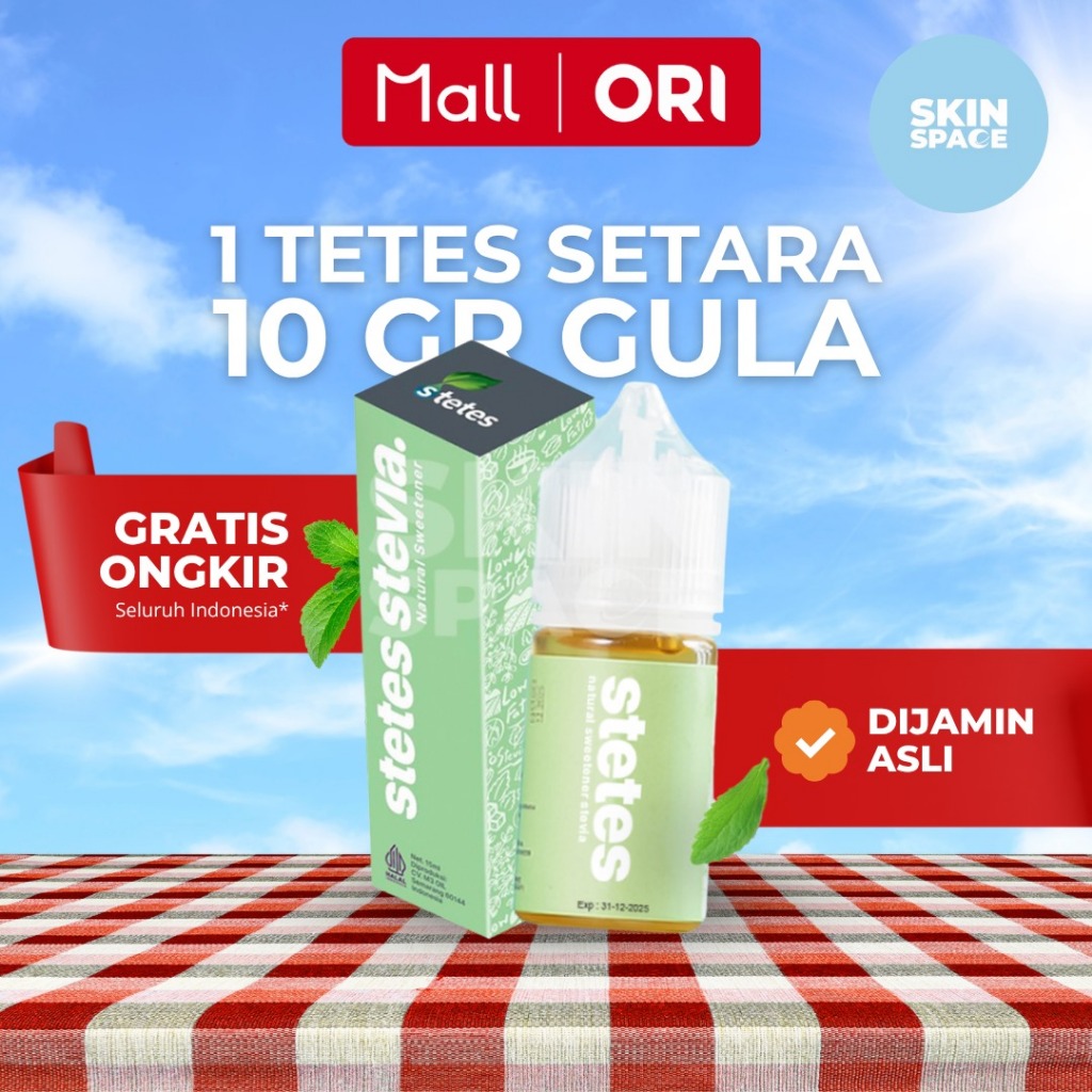 

STETES Stevia Tetes Cair 5ml 15ml 30ml