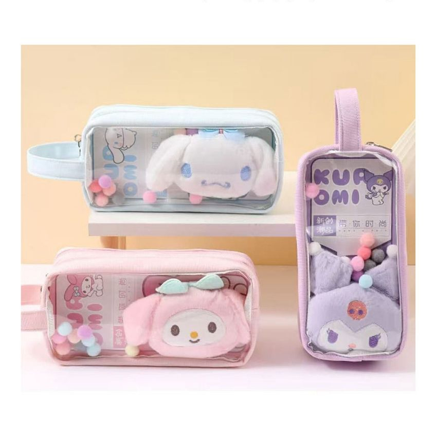

Tempat Pensil Sanrio 3030 Karakter Lucu Cinnamoroll, Kuromi Dan My Melody