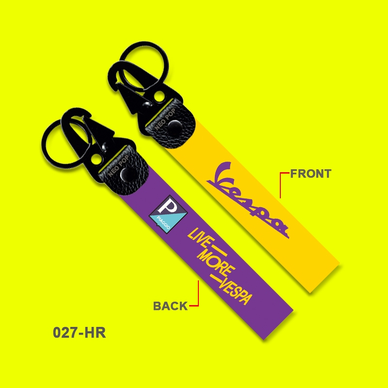 GANTUNGAN KUNCI PREMIUM VESPA LIVE MORE KEYCHAIN SEPEDA MOTOR SOUVENIR UNIK VESPA SCOOTER MATIC SPRI