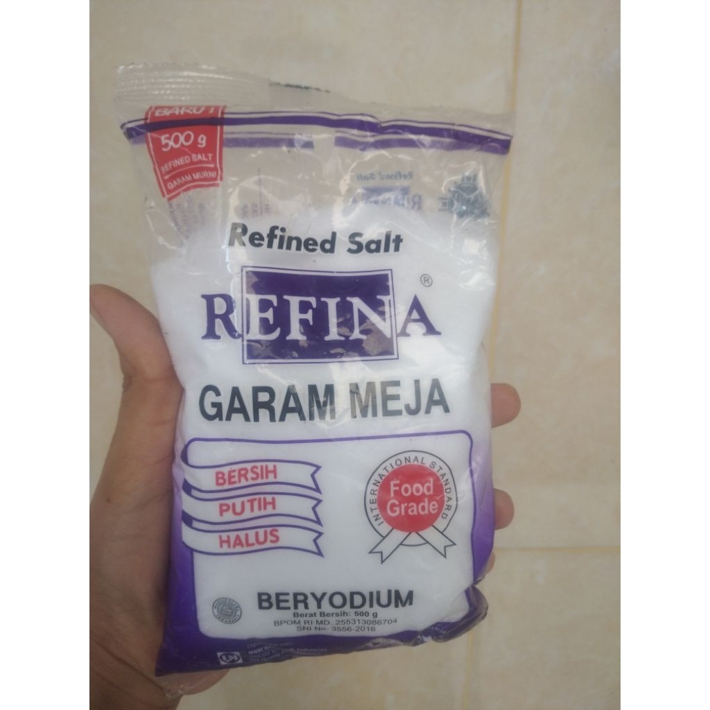 

garam refina berat isi 500 gram