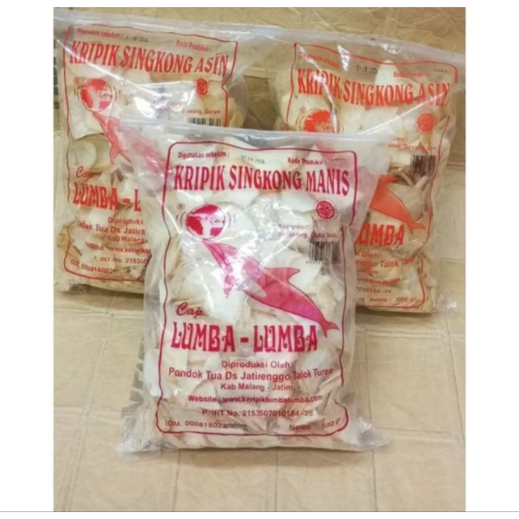 

keripik singkong/keripik lumba lumba besar 500gr(Khusus gojek)