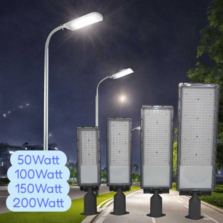 Lampu PJU LED SMD 50W/100W/150W/200W Lampu Jalan LED PJU