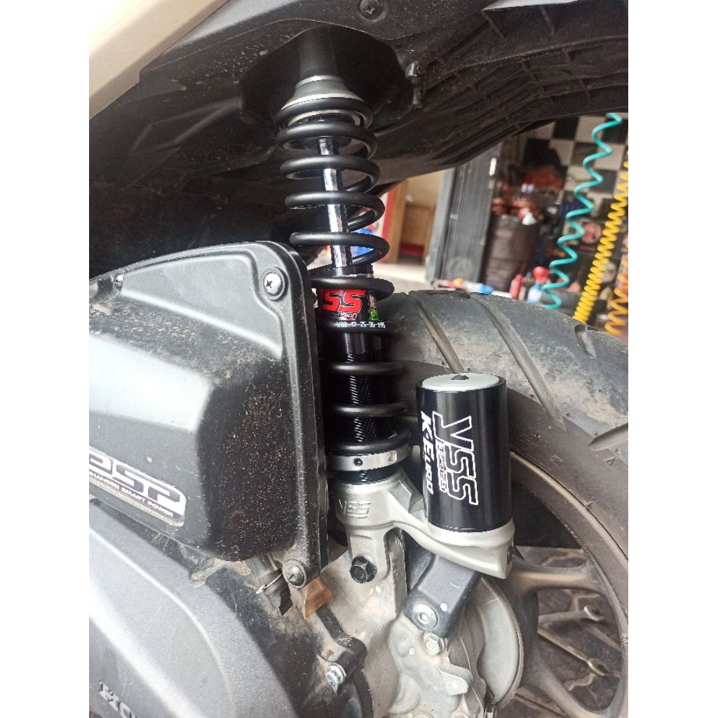 shock belakang YSS tabung bawah PNP Honda beat new