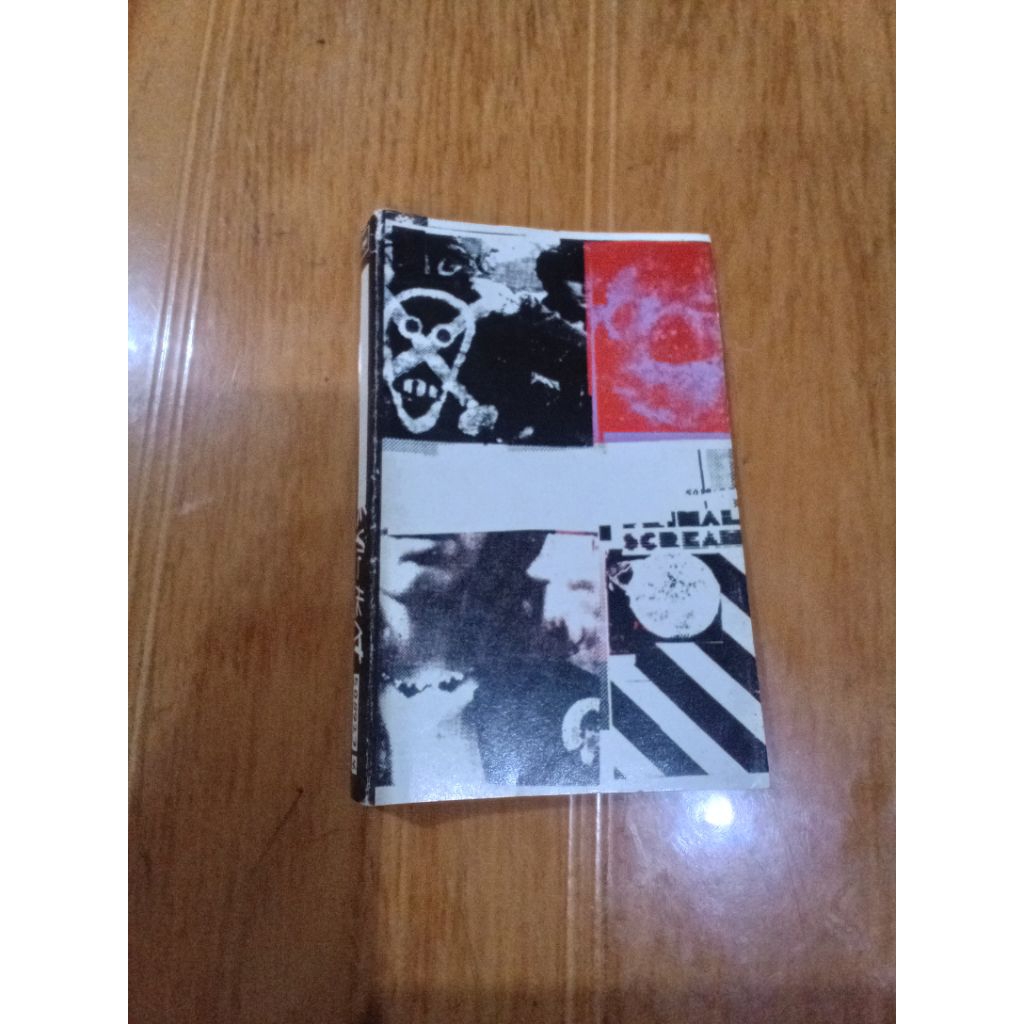 hanya cover kaset primal scream - evil heat | tanpa kaset