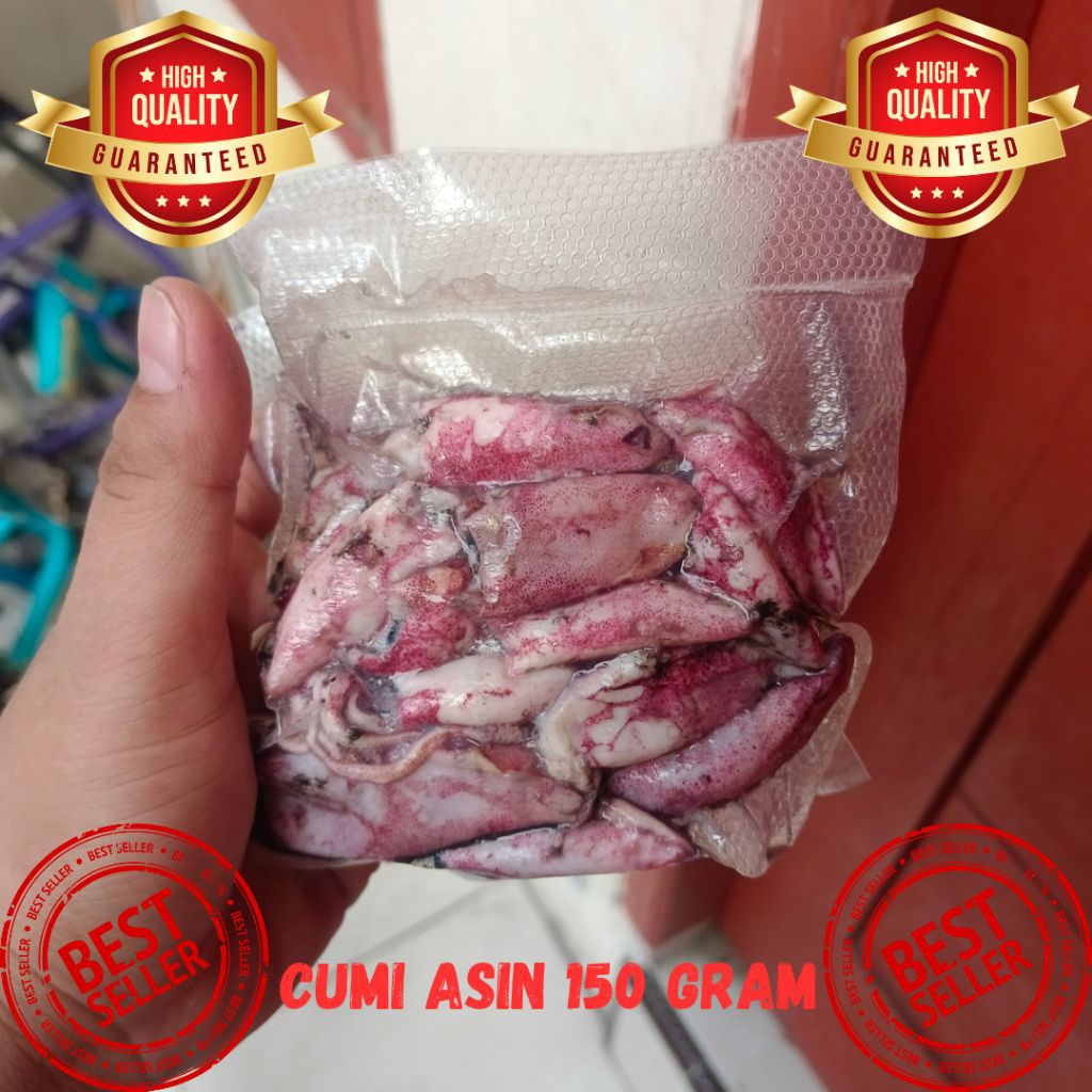 

cumi asin 150 gram / ikan asin /cumi asin sedang
