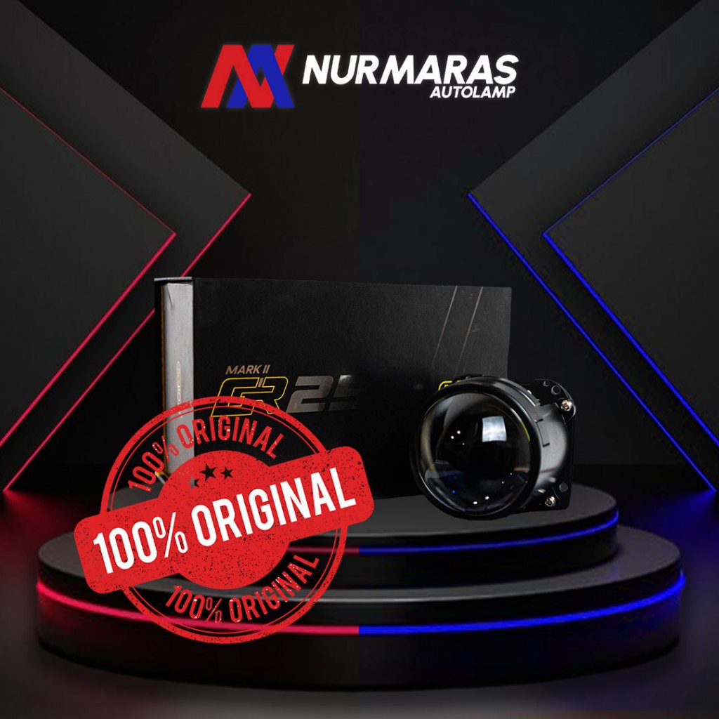 Beebot lampu mobil headlamp GR25i MK II | watt low 47 high 57 |PNP soket H4 |tembus hujan dan kabut