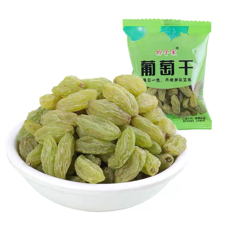 

Buah Kismis Hijau Snack Instant China Halal Ukuran 30gr