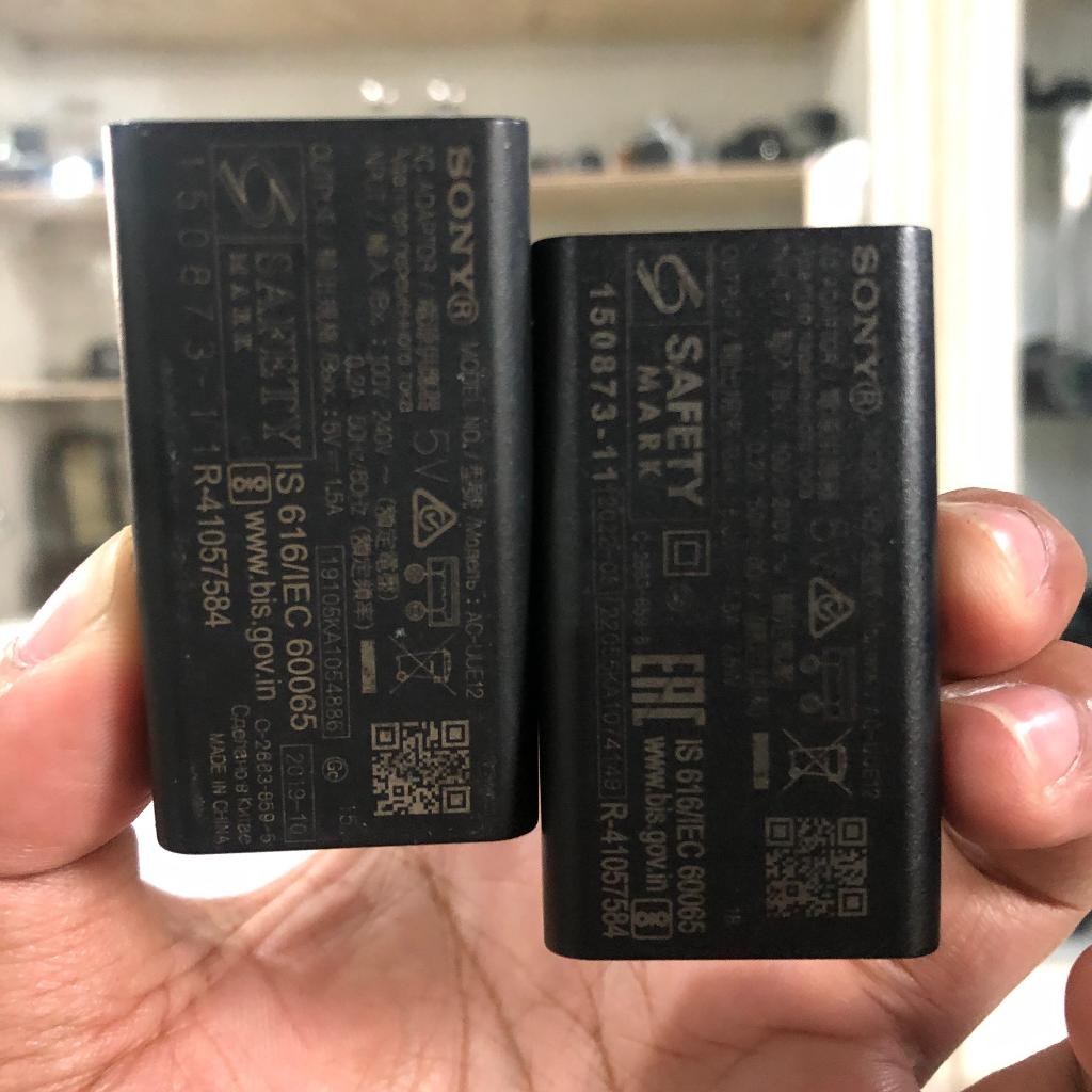 CHARGER AC ADAPTOR SONY AC - UUE12 BC -VWI A6000 - A6300 -A6400 -A6500 -A7 A7II - A7IIIB - Original 
