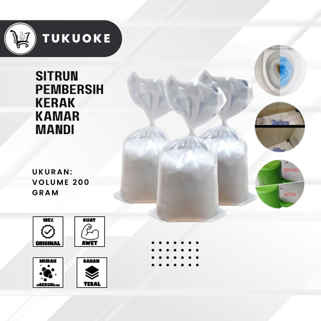 BIANG SITRUN / CITRUN 250GR / SITRUN PEMBERSIH KERAK KAMAR MANDI / SERBUK AJAIB SITRUN