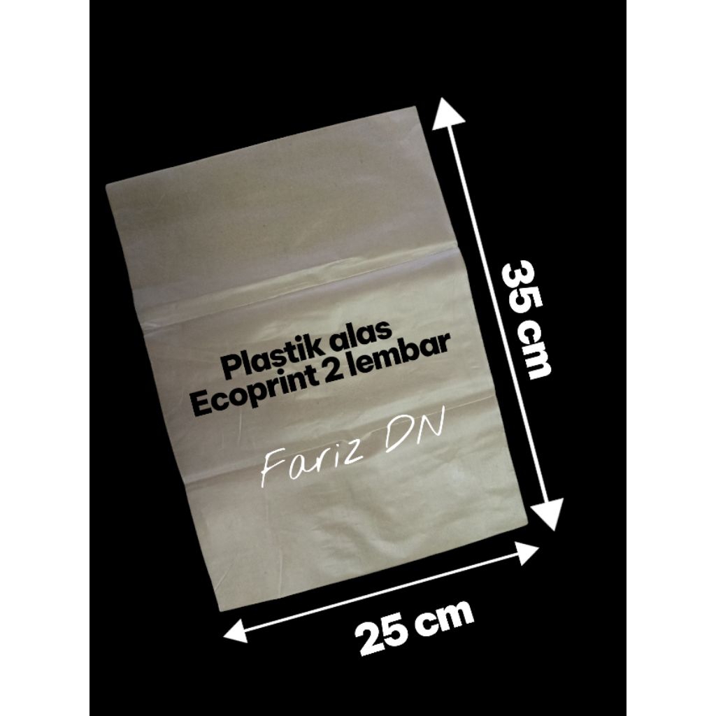 

plastik alas ecoprint ukuran 25x35: 2 Lembar