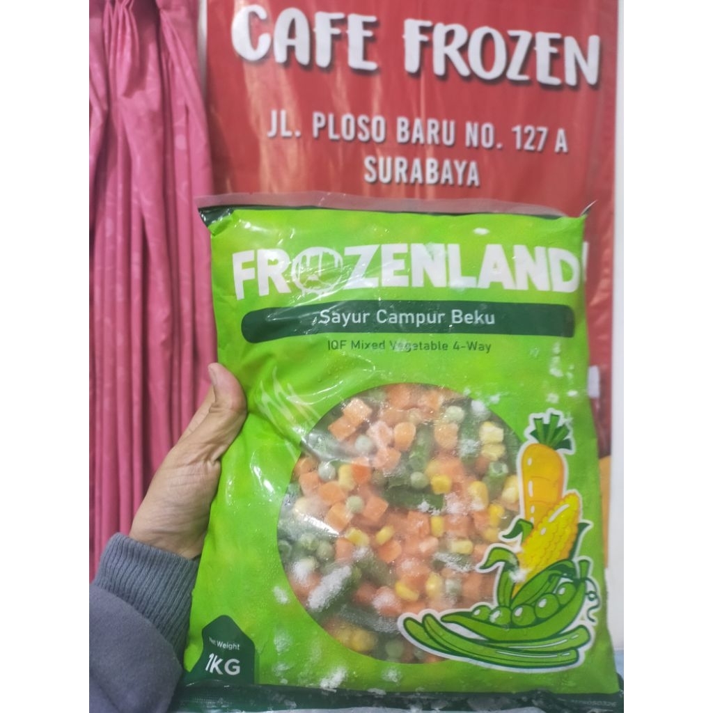 

sayur mix vege Frozenland 1kg