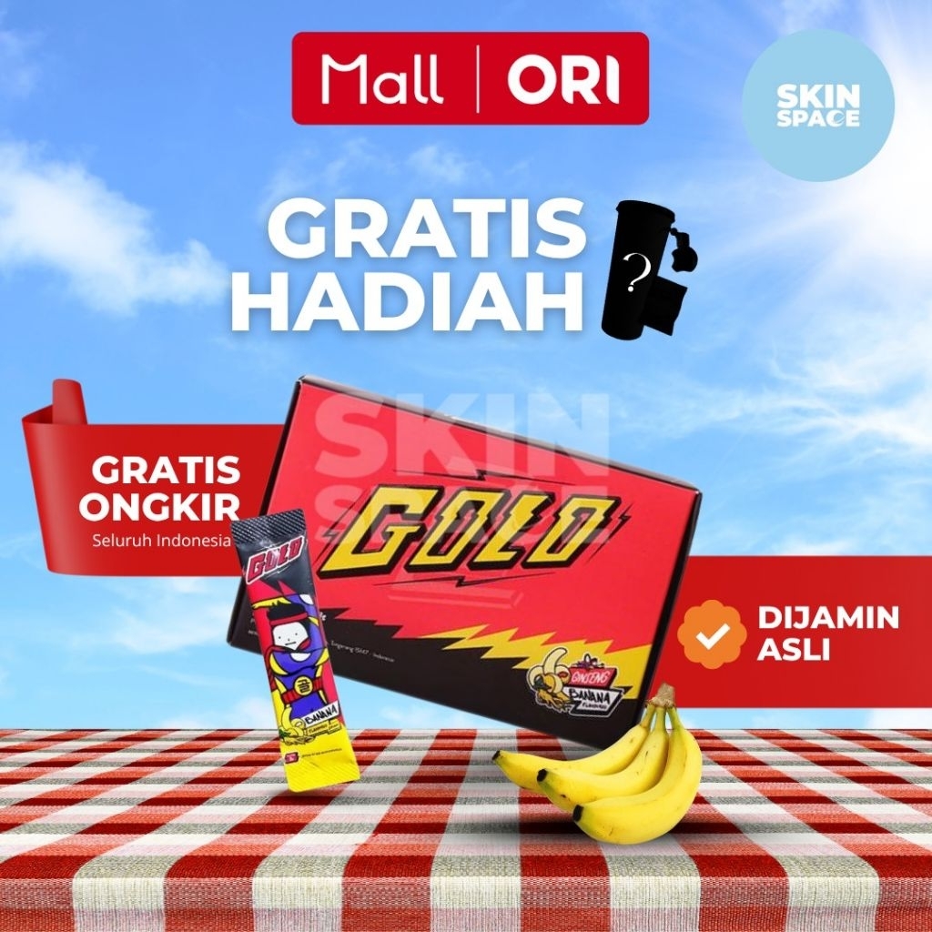 

Mister Golo Ginseng Botanical Drink Rasa Banana Honey Mr Gold