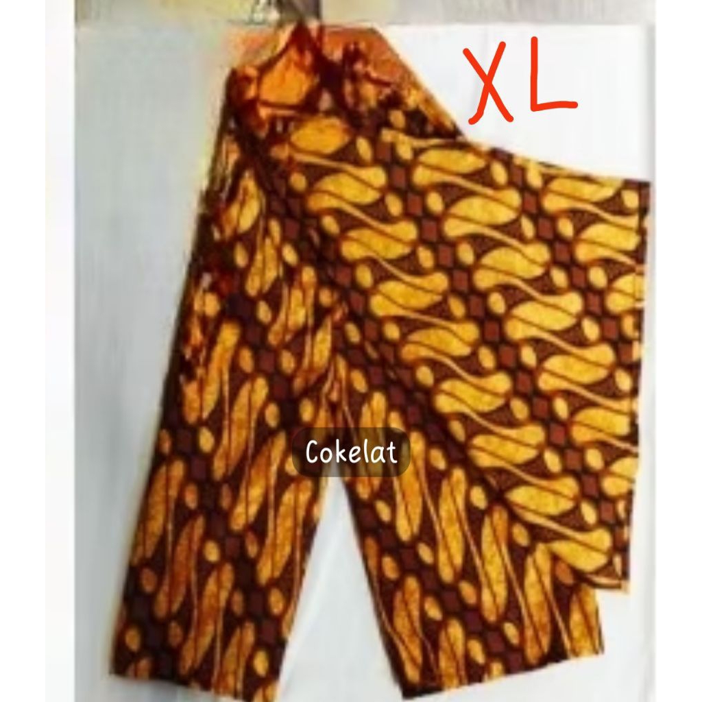 celana rok batik anak SD preloved