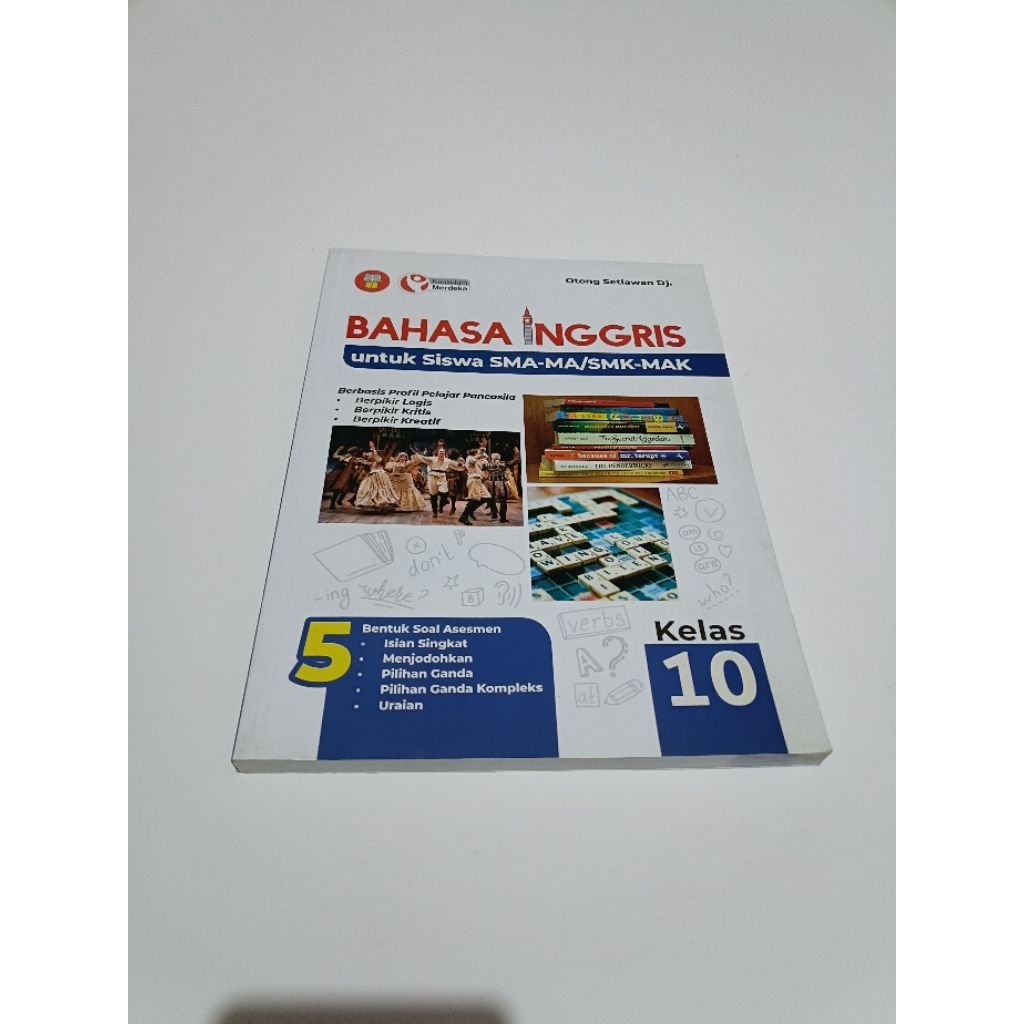 Buku Original - Bahasa Inggris SMA 10 kurikulum merdeka Yrama Widya