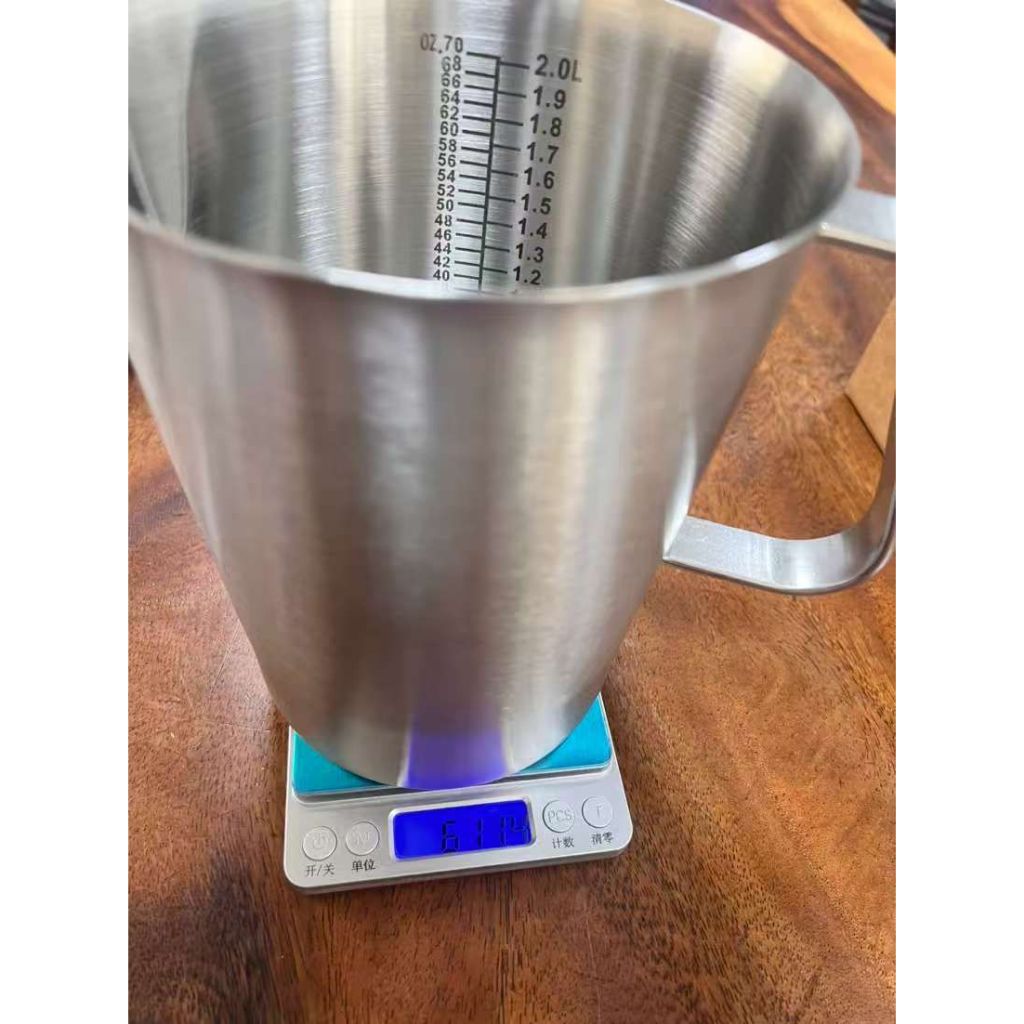 Gelas Ukur/Gelas Takar/Gelas Takaran/2 liter Stainless