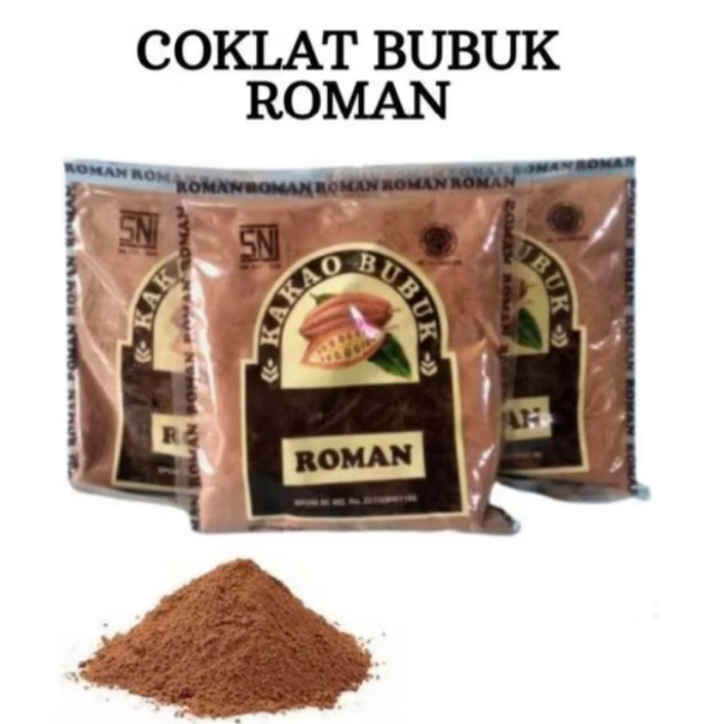 

COKELAT BUBUK ROMAN COCOA POWDER SACHET KEMASAN 35GR