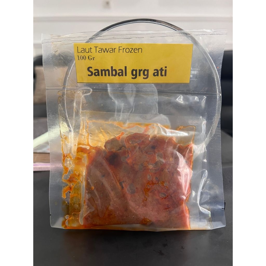 

Frozen sambal goreng ati