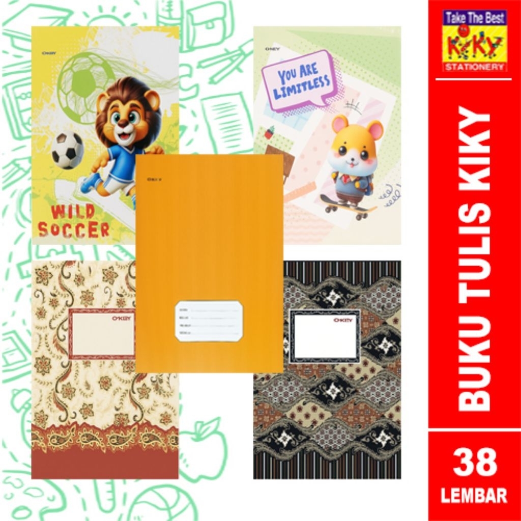 

BUKU TULIS OKEY 38 LEMBAR (PAK) / BUKU SEKOLAH OKEY