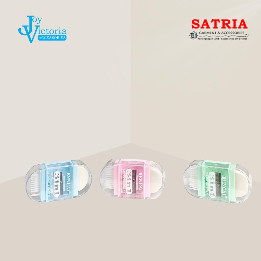 

RAUTAN PENSIL IMP 3IN1 / SET RAUTAN PENGHAPUS DAN KUAS KECIL / ALAT TULIS SEKOLAH