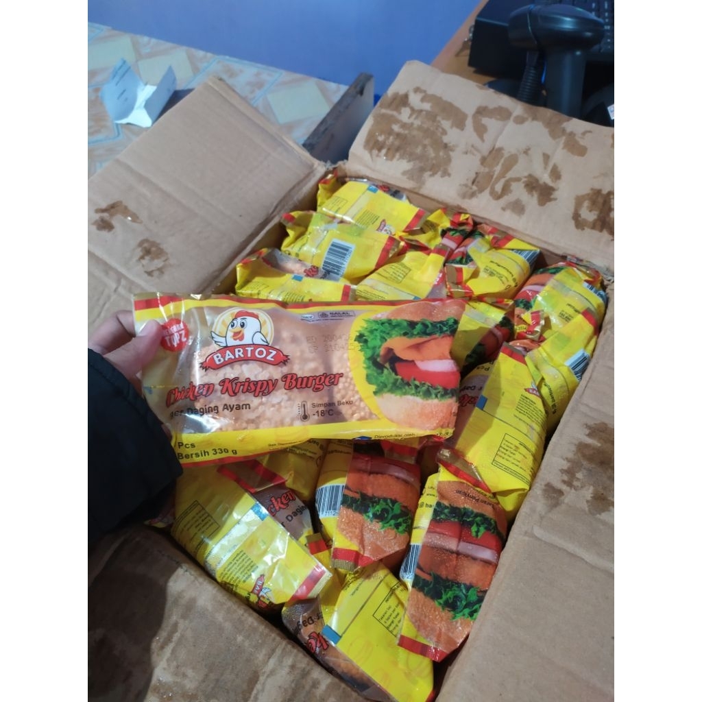 

Bartoz crispy chiken burger 330g