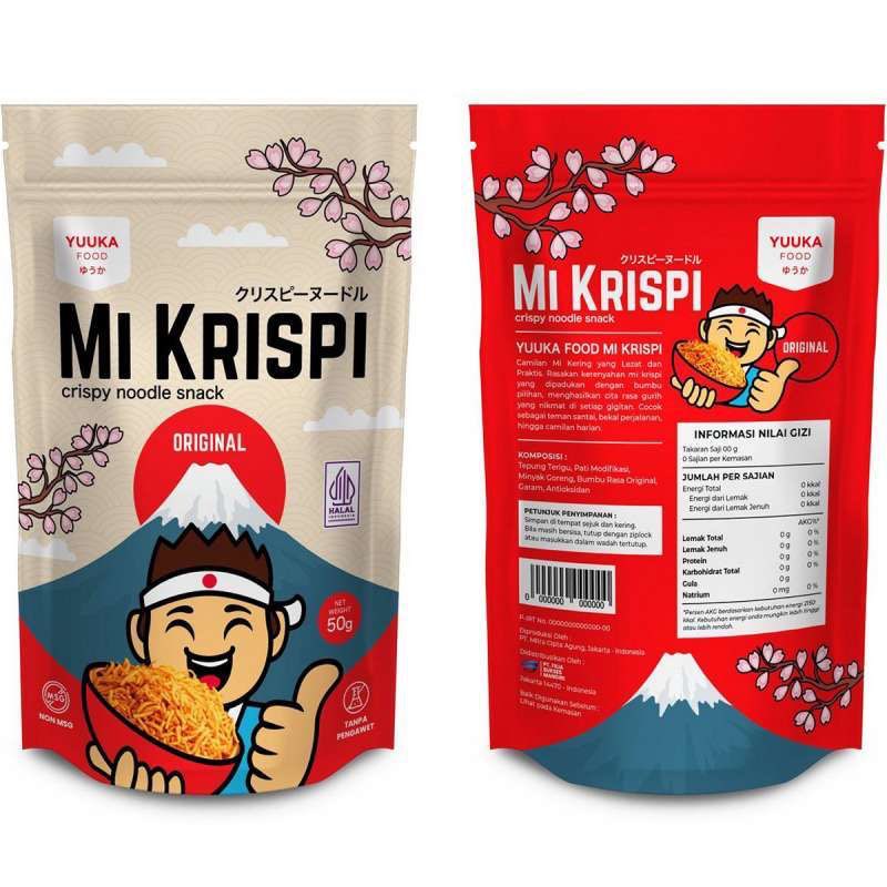 

Yuuka Food Teri Crispy 30gr / Cemilan MPASI anak / YUUKA Mi Krispi cemilan enak untuk anak