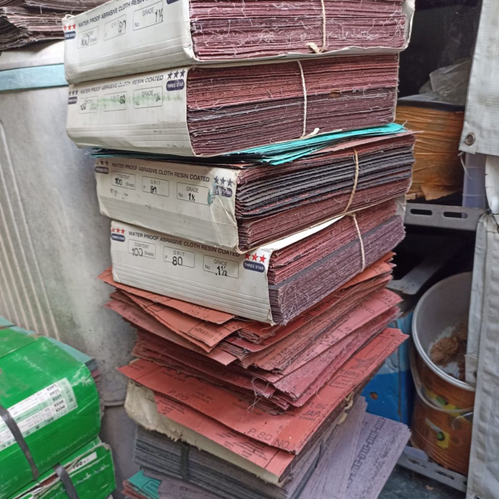 kiloan amplas lembaran halus dan kasar , 1kilo pengiriman amplas lejean